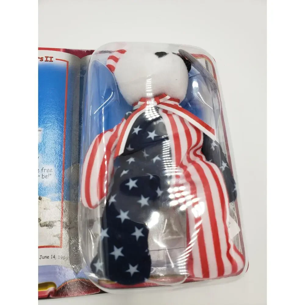 Ty McDonalds Teenie Original Beanie Spangle the Bear - New in Box